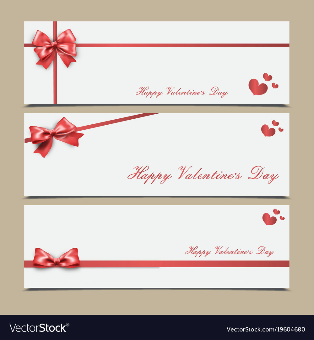 envelopes with red ribbon templates royalty free vector ribbon templates