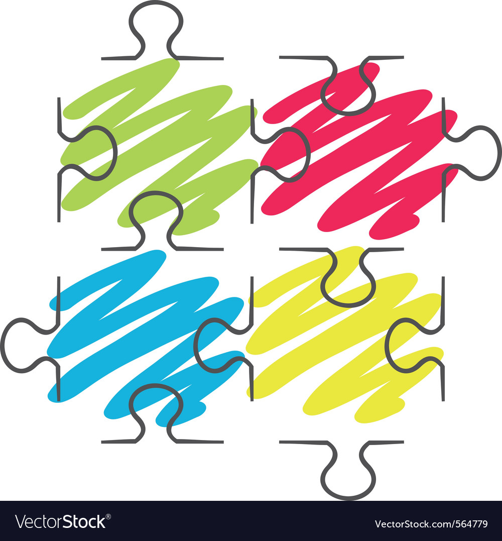 puzzle piece vector
