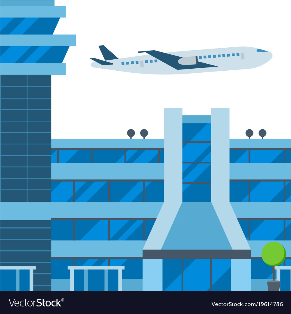 Aviation Airport Airline Graphic Airplane Vector Image Aviation Airport Airline Graphic Airplane Vector Image