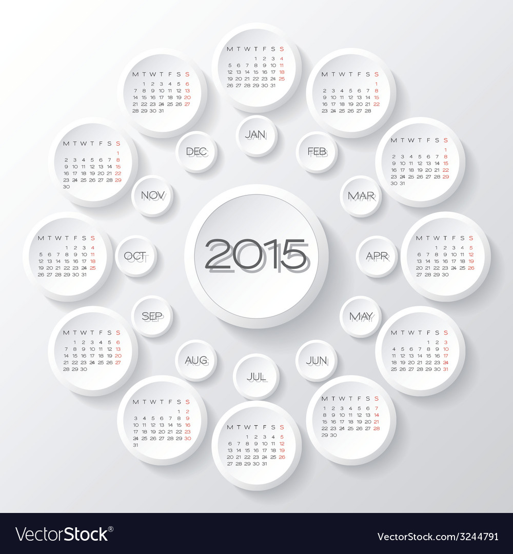 circular calendar