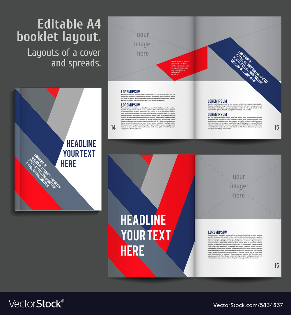 book layout template