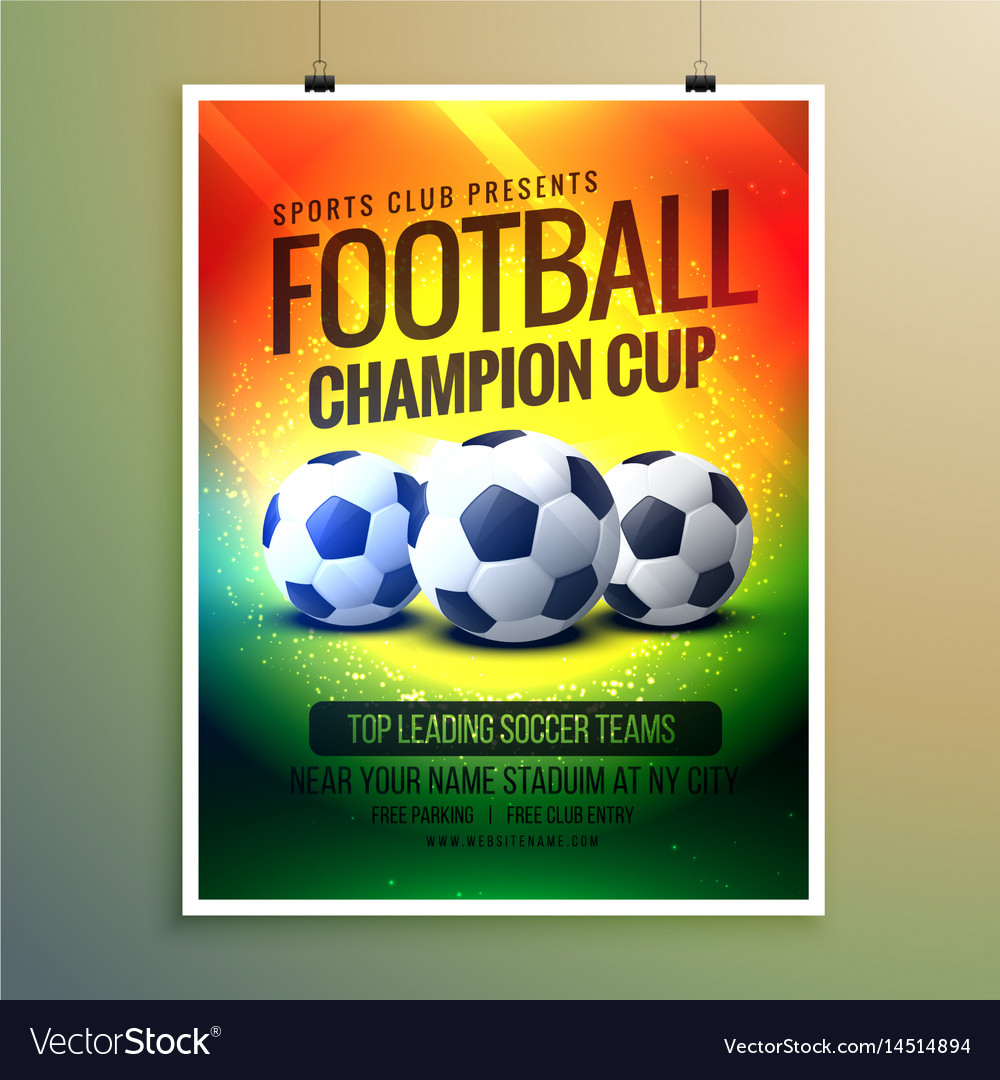 sports event flyer