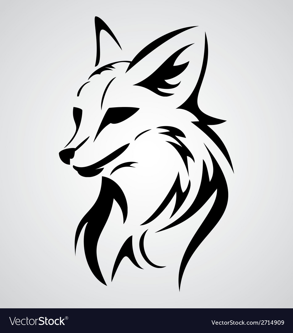 fox tattoo design royalty free vector image vectorstock fox tattoo design royalty free vector image vectorstock
