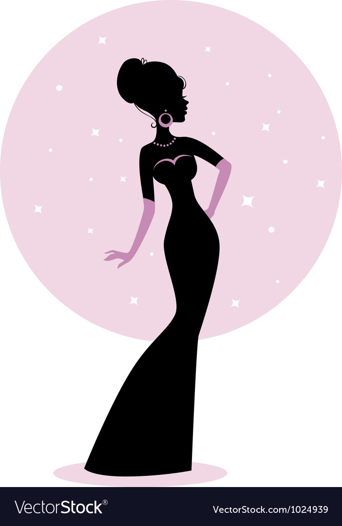Download Woman silhouette Royalty Free Vector Image - VectorStock