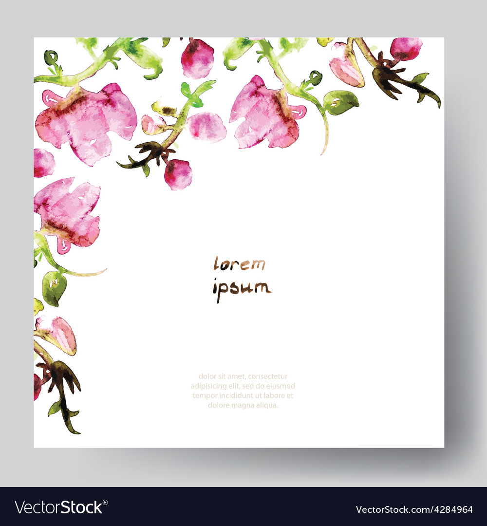 watercolor template