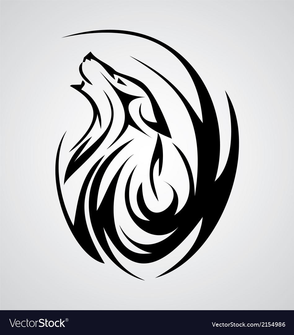 wolf tattoo design royalty free vector image vectorstock wolf tattoo design royalty free vector image vectorstock