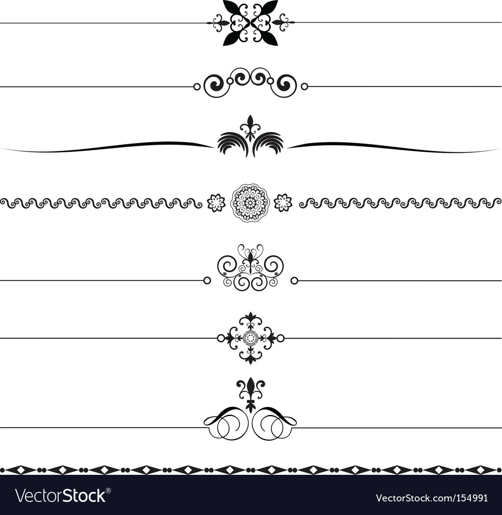 Ornate border Royalty Free Vector Image - VectorStock