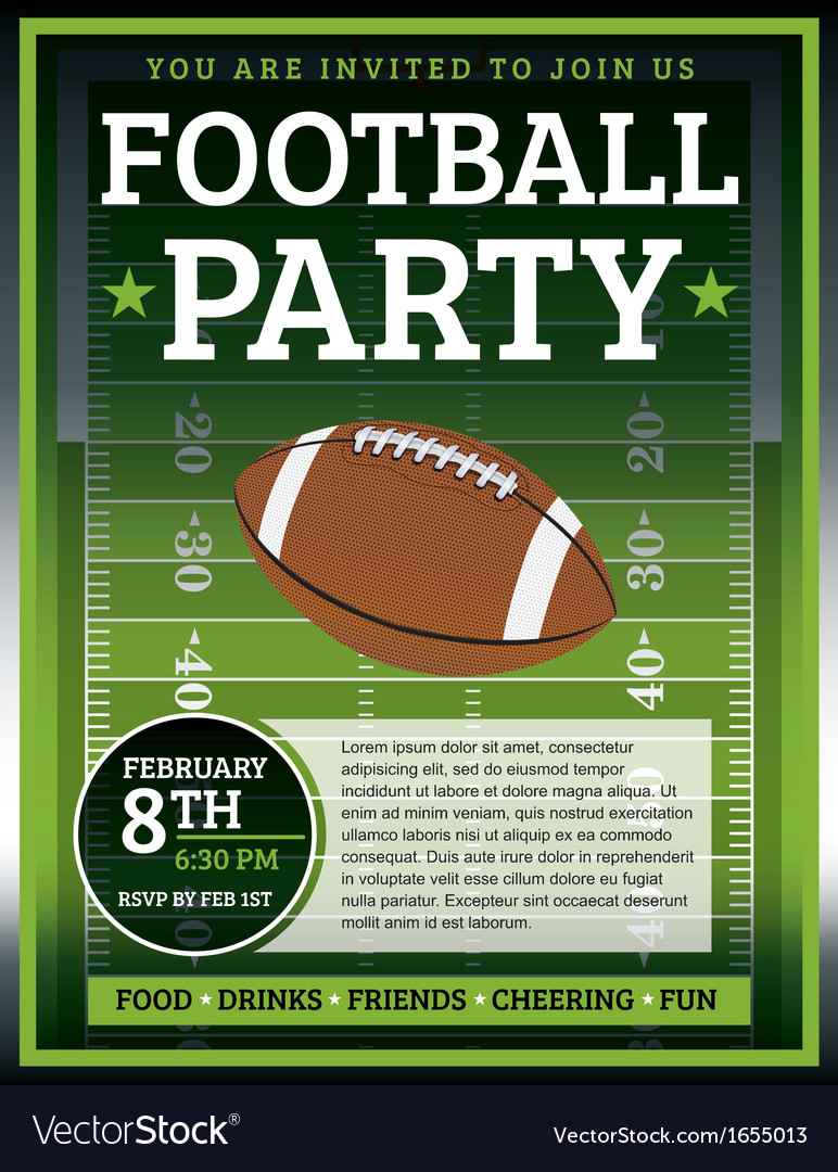 football flyer