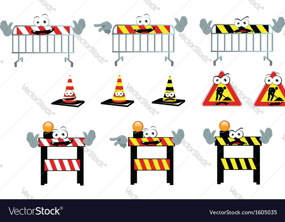 Funny Work In Progress Signs Royalty Free Vector Image Funny Work In Progress Signs Royalty Free Vector Image