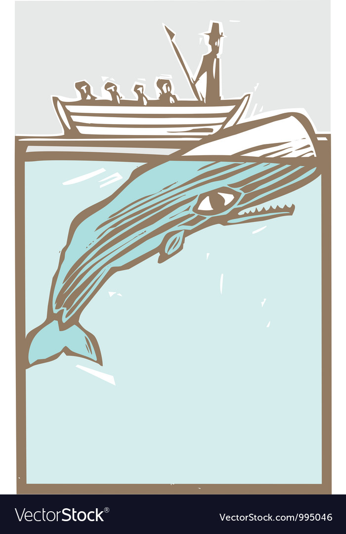 vector Moby dick