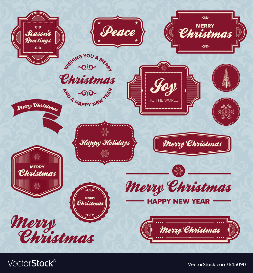 christmas labesl