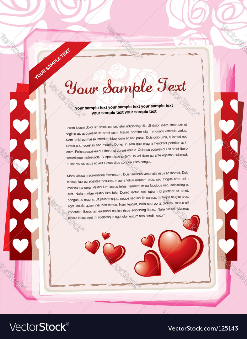 valentines letter template