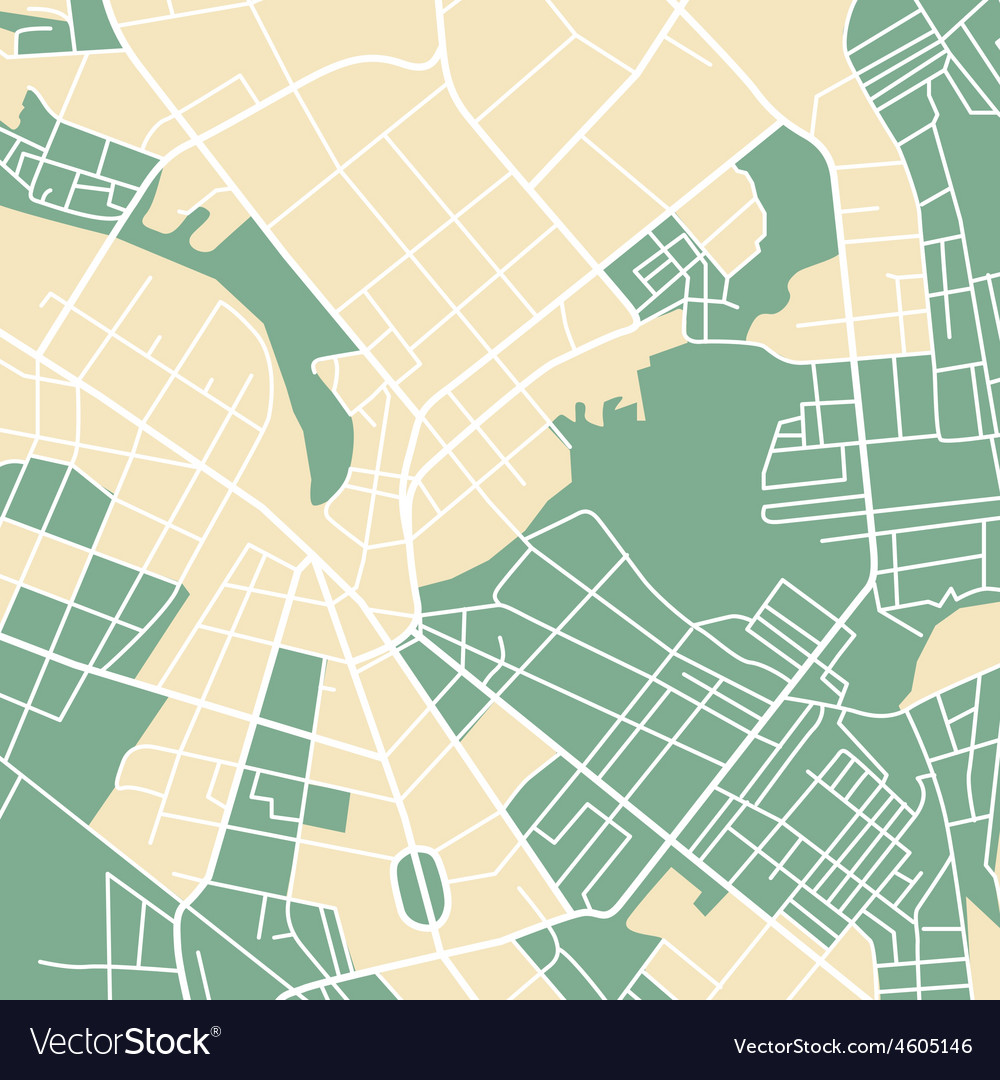 City map Royalty Free Vector Image VectorStock