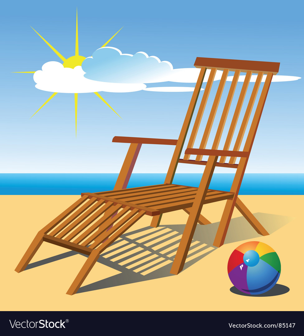 Beach Chair Vector beach chair royalty free vector image - vectorstock Beach Chair Vector beach chair royalty free vector image - vectorstock