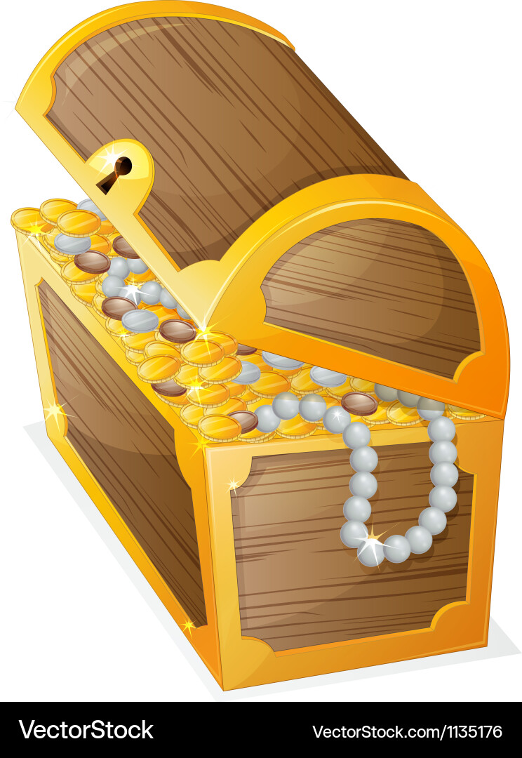 A jewellery box Royalty Free Vector Image VectorStock