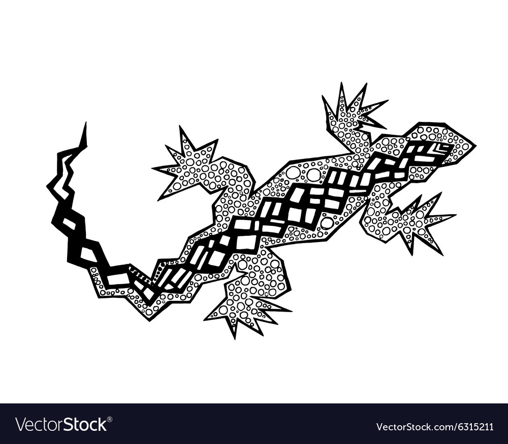 free zentangle stylized lizard coloring page vector image with lizard coloring pages