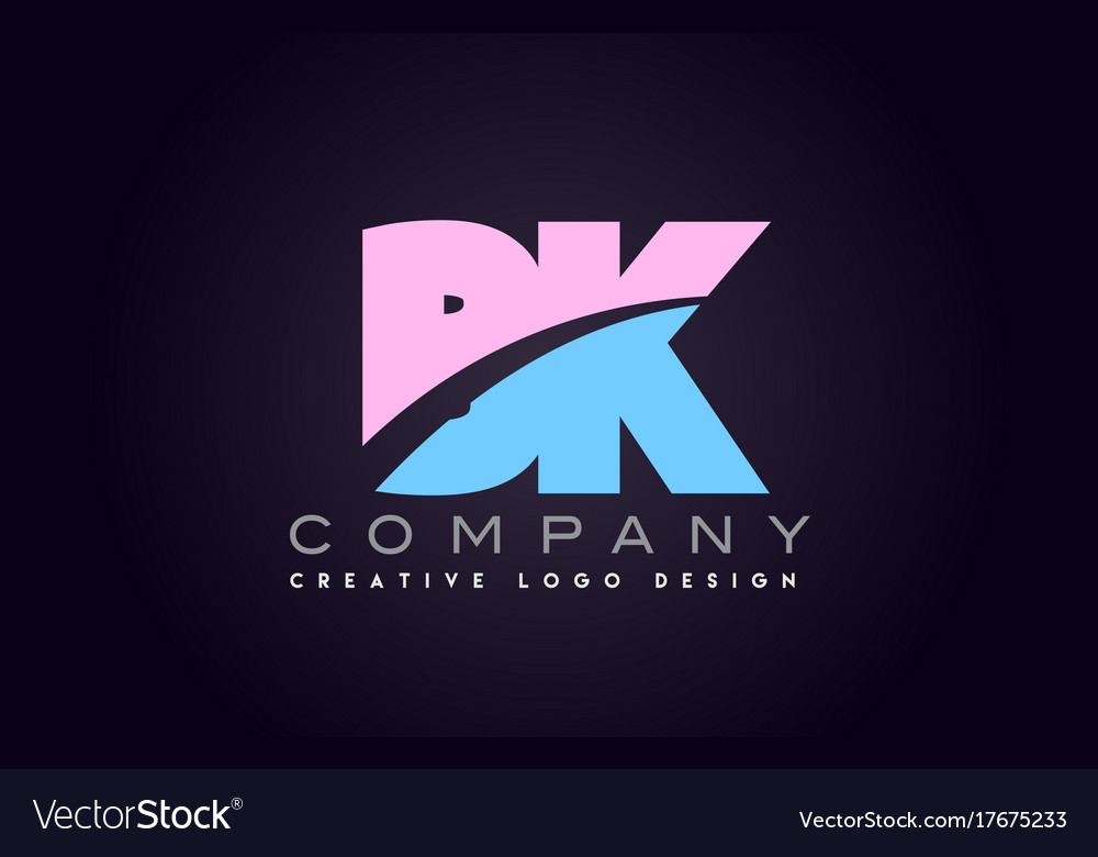 Bk alphabet letter join joined letter logo design Vector Image Bk alphabet letter join joined letter logo design Vector Image