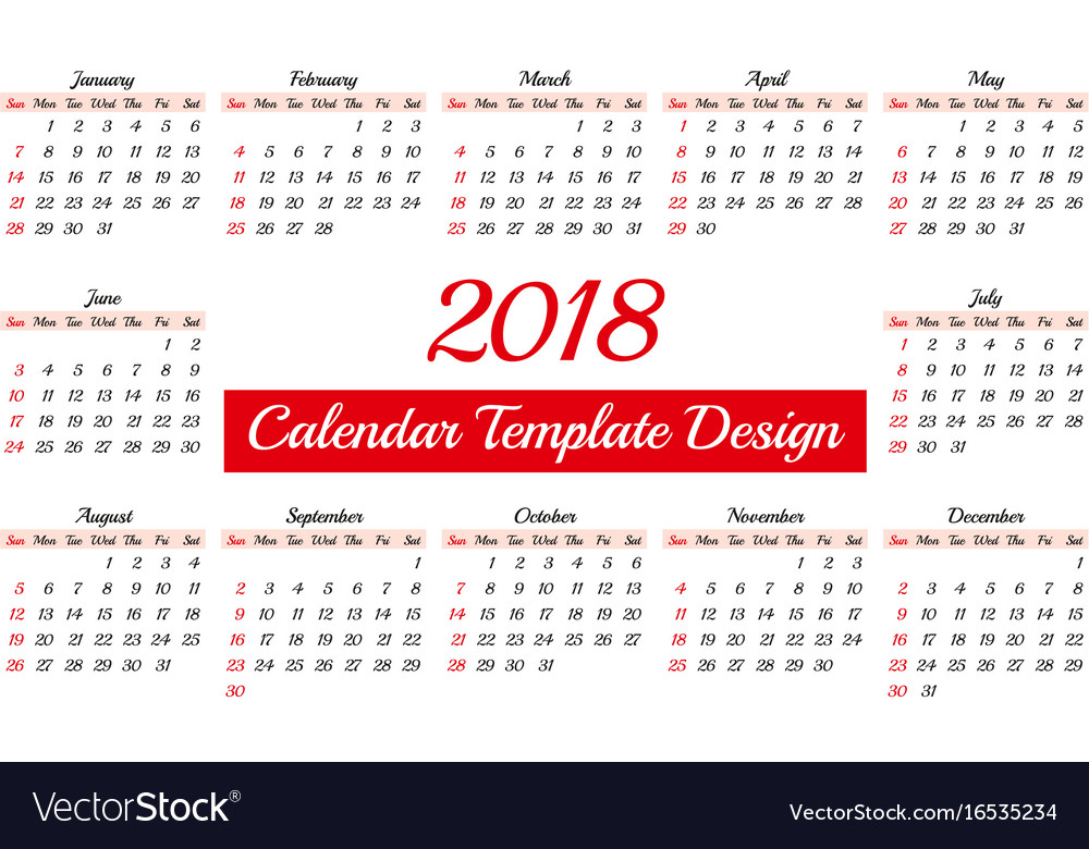 2018 daily planner template