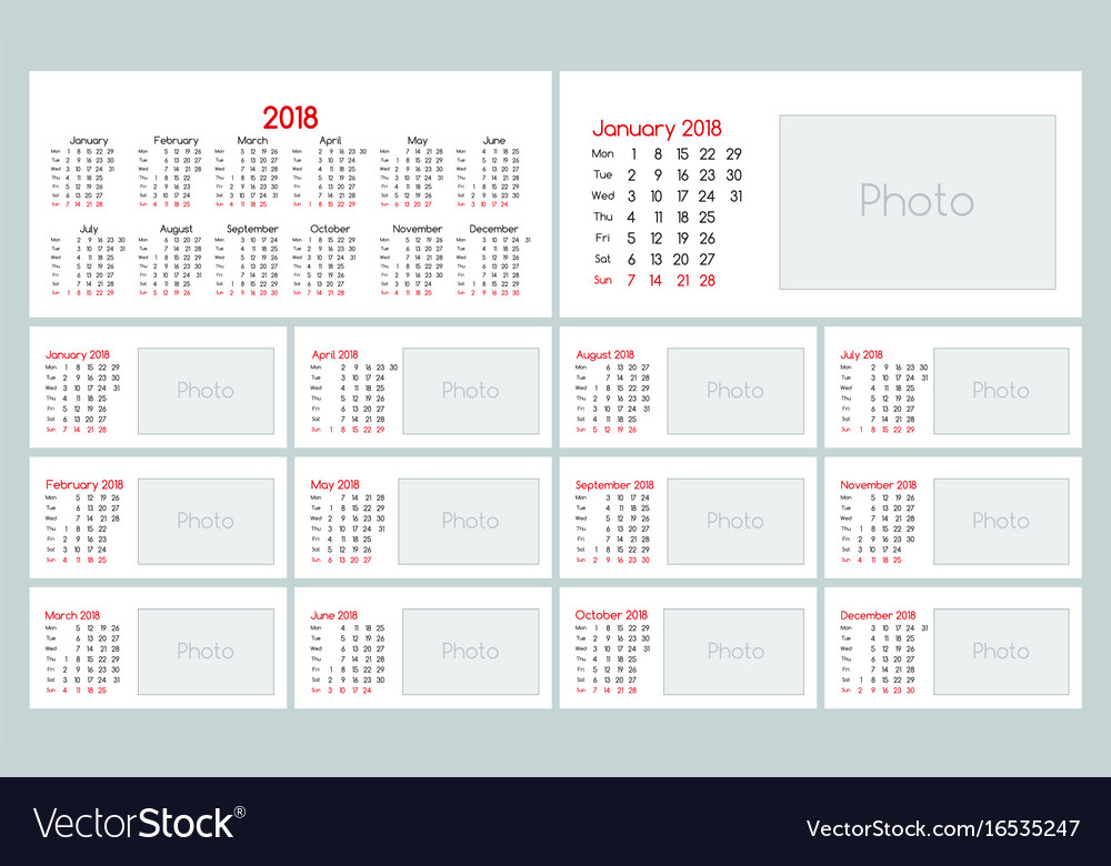 2018 daily planner template