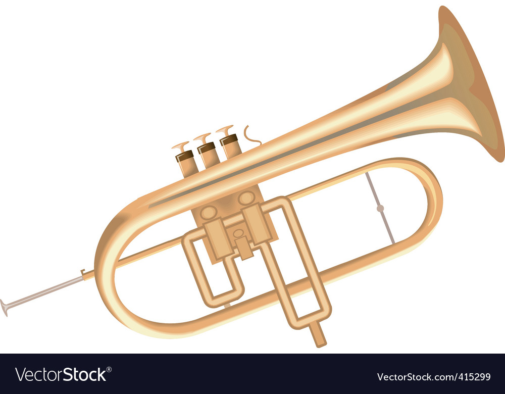 Bugle Royalty Free Vector Image VectorStock