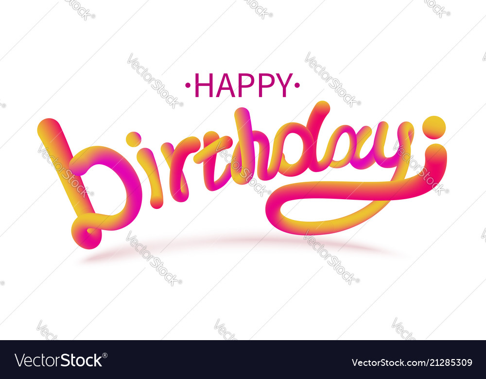 Stock Happy Birthday Font Royalty Free Vector Image Stock Happy Birthday Font Royalty Free Vector Image