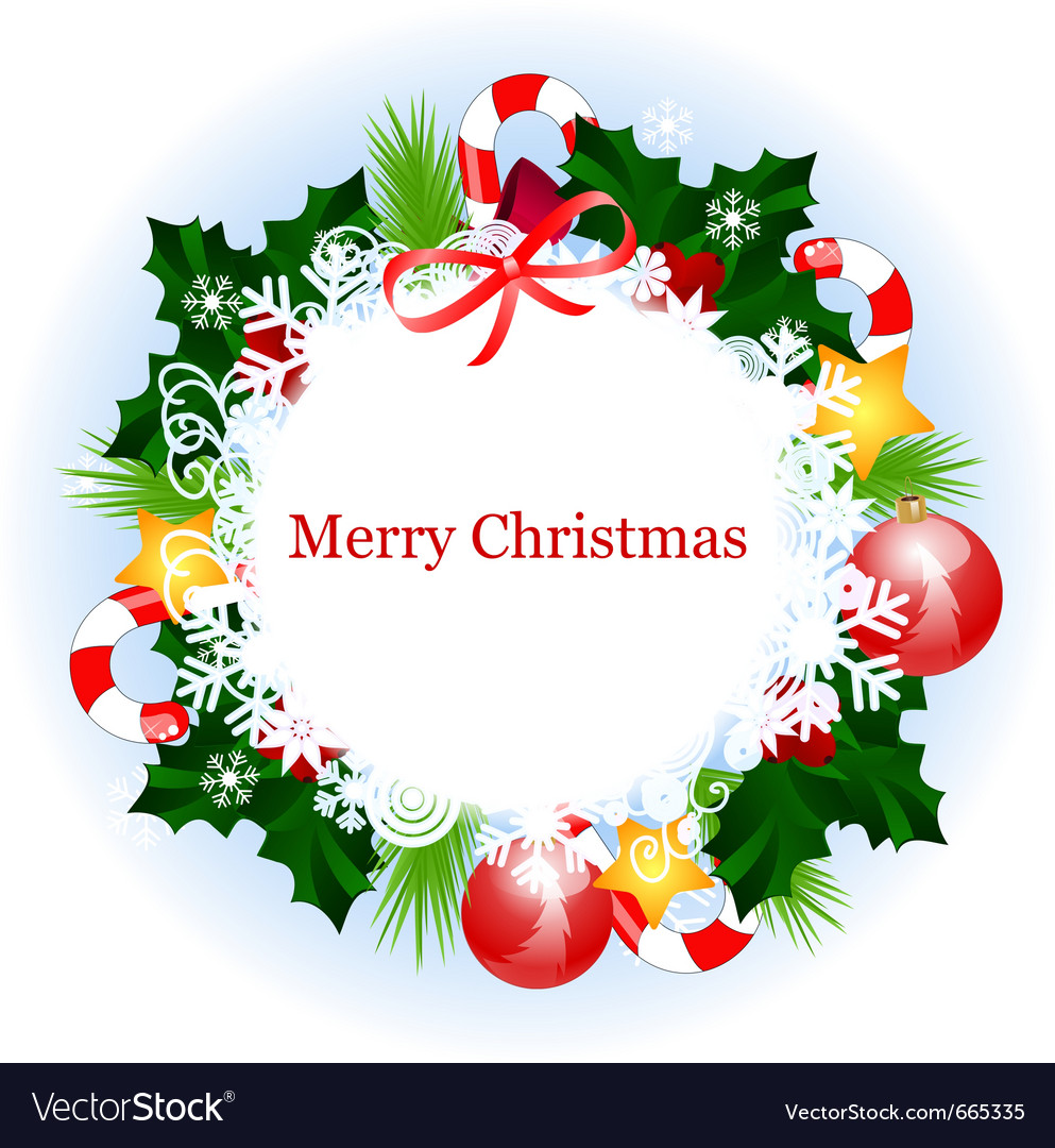 Download Christmas frame Royalty Free Vector Image - VectorStock