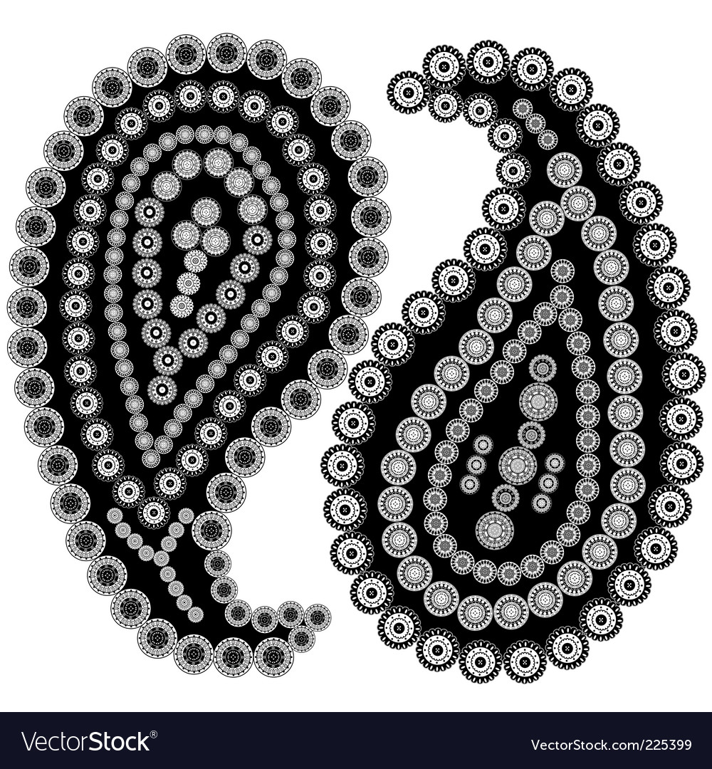 paisley vector