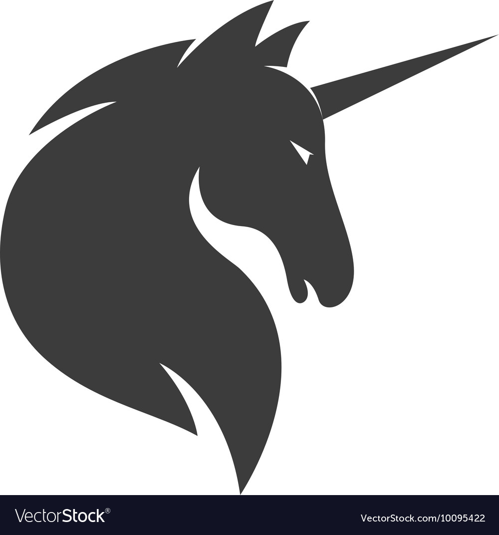 unicorn or horse logo template vector 10095422