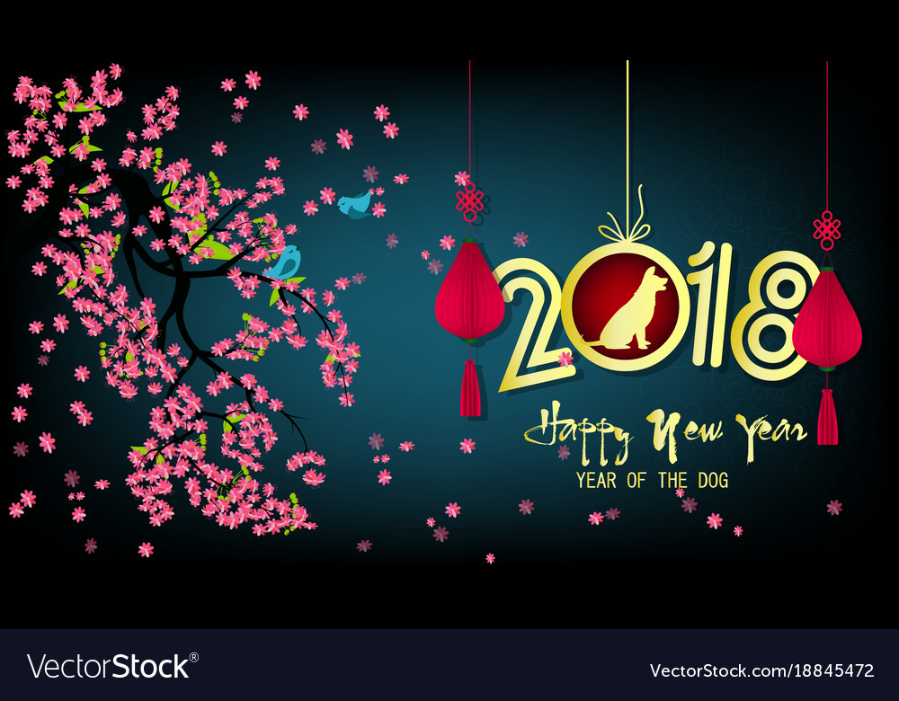 chinese new year 2018 card