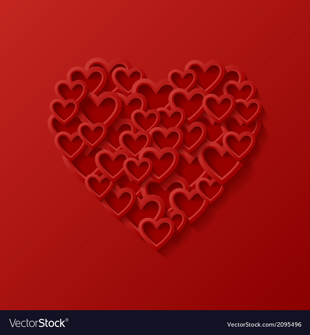 Abstract Love Background Royalty Free Vector Image