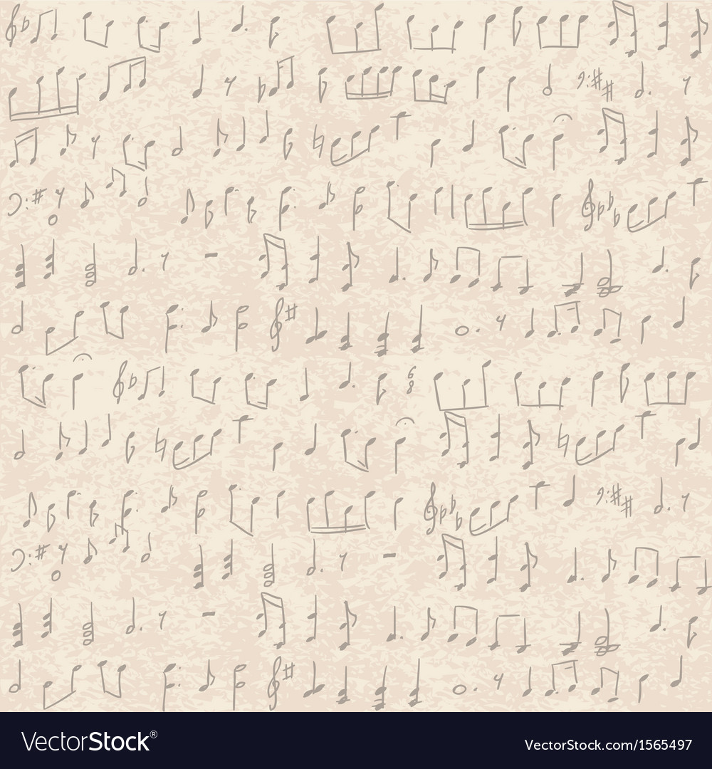 paper with music notes