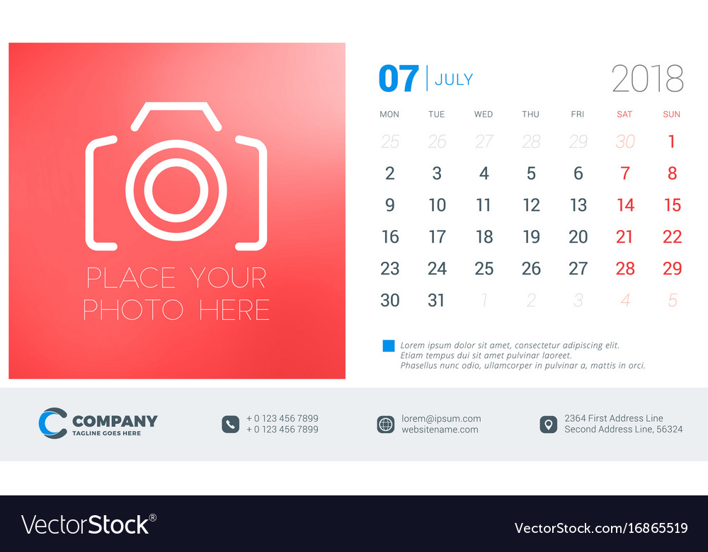 calender design template