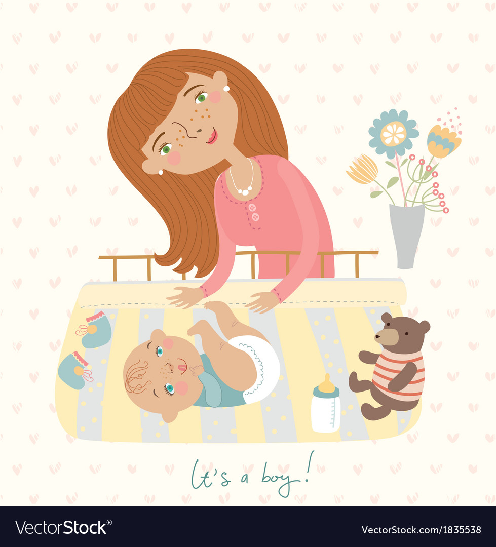 Its a boy Royalty Free Vector Image - VectorStock