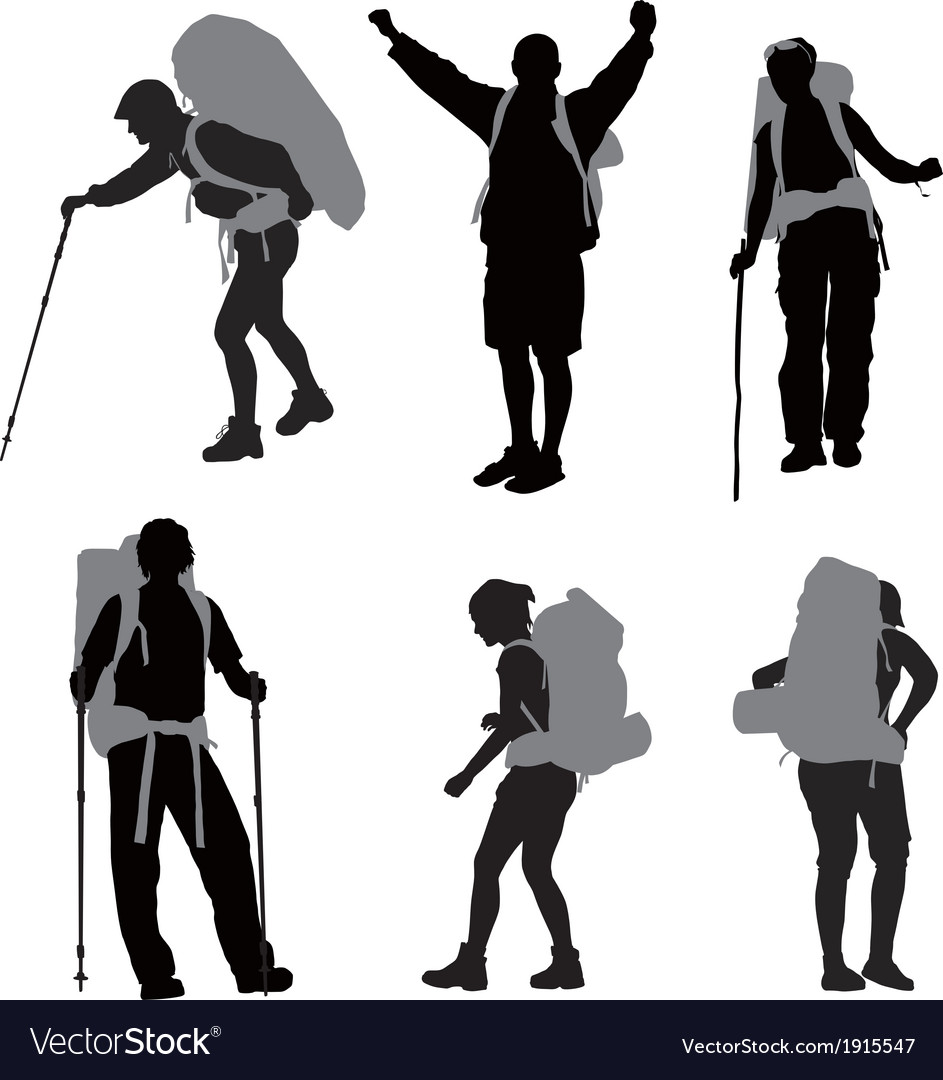 Backpacker Royalty Free Vector Image - VectorStock