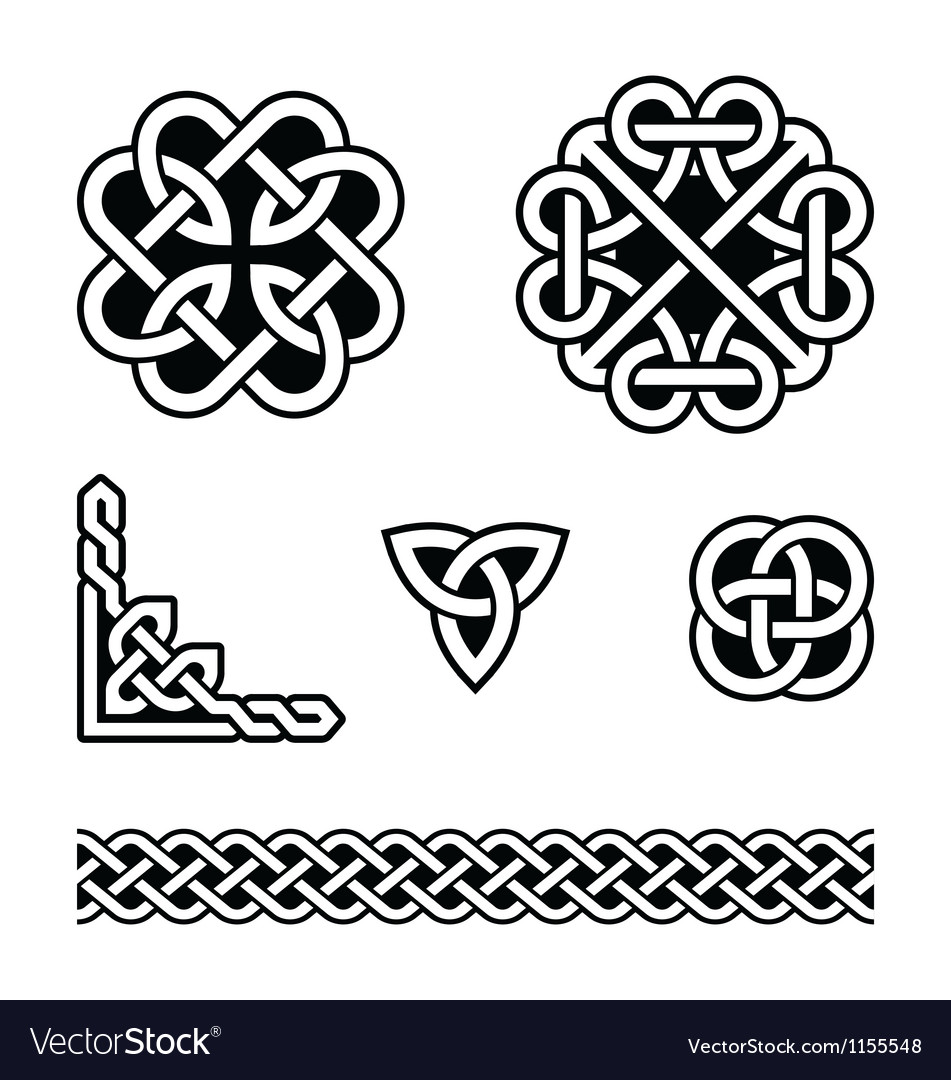 celtic knots patterns royalty free vector image celtic knots patterns royalty free vector image