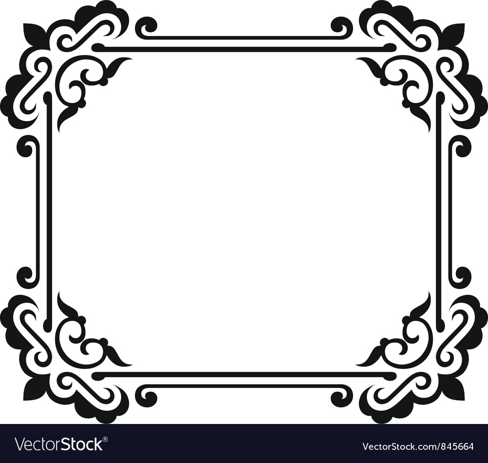 Blank frames Royalty Free Vector Image VectorStock