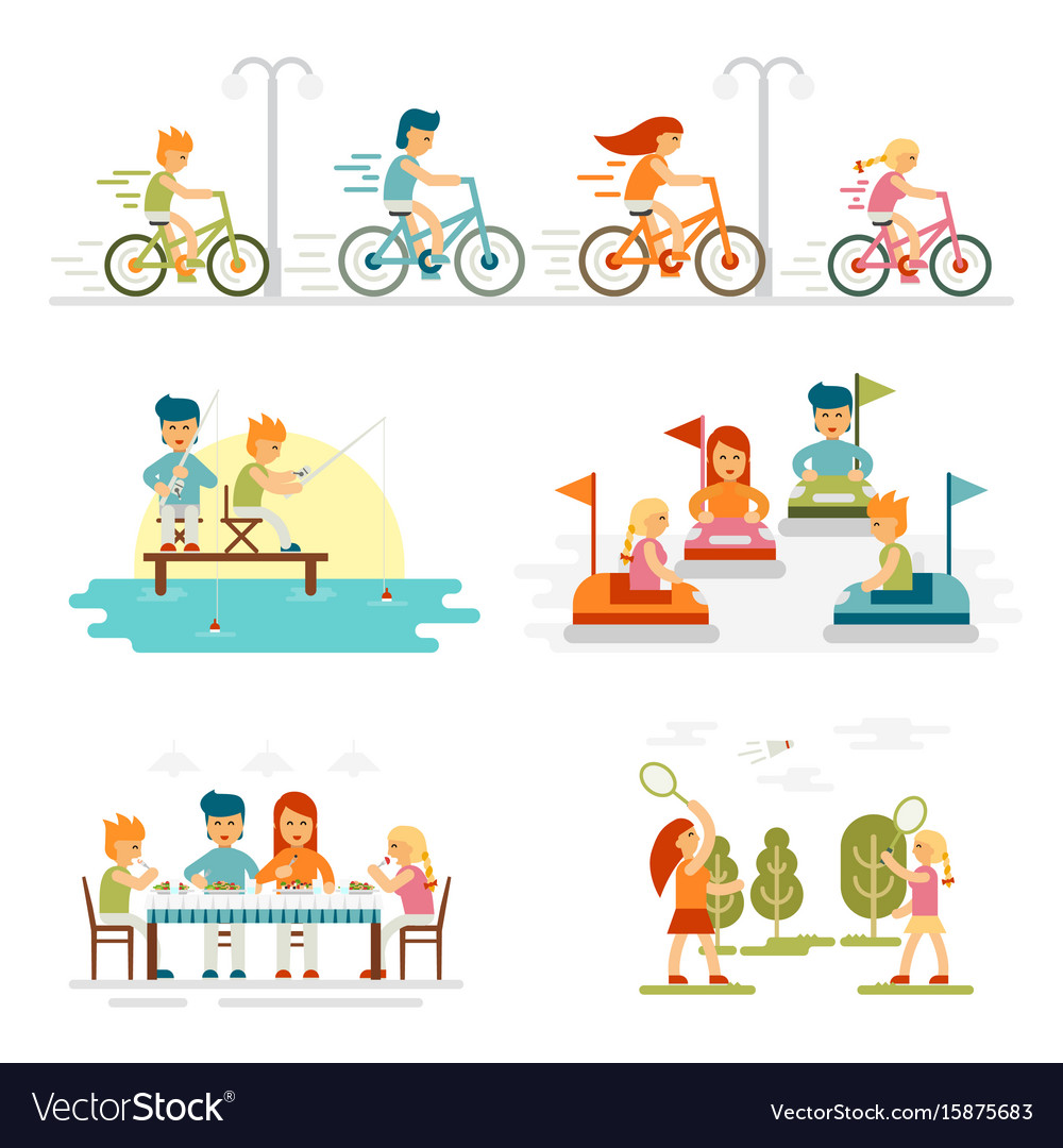 Download Family cartoon set with celebrations holidays and Royalty ...
