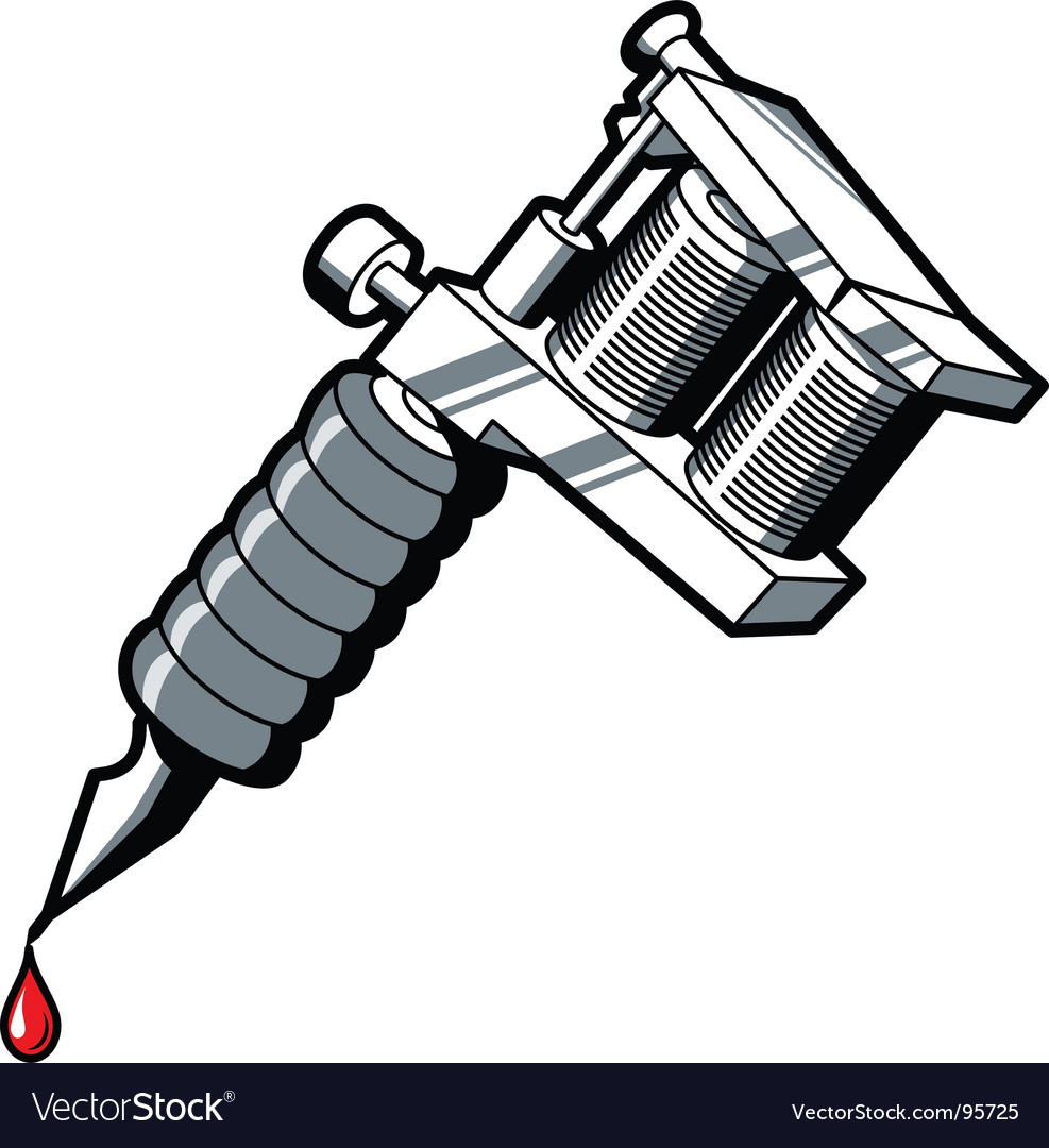 Tattoo machine Royalty Free Vector Image - VectorStock