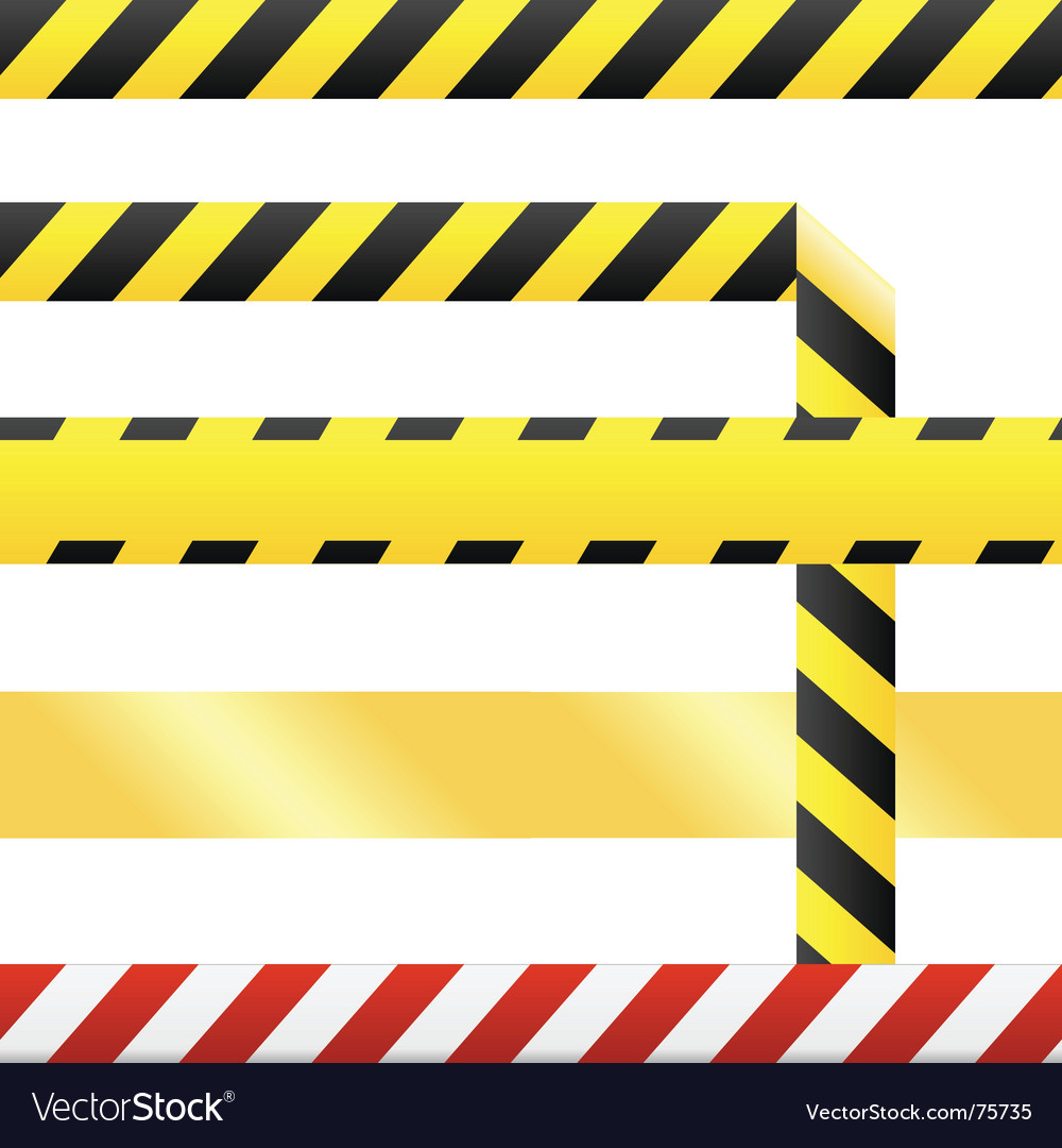 Caution tape Royalty Free Vector Image - VectorStock