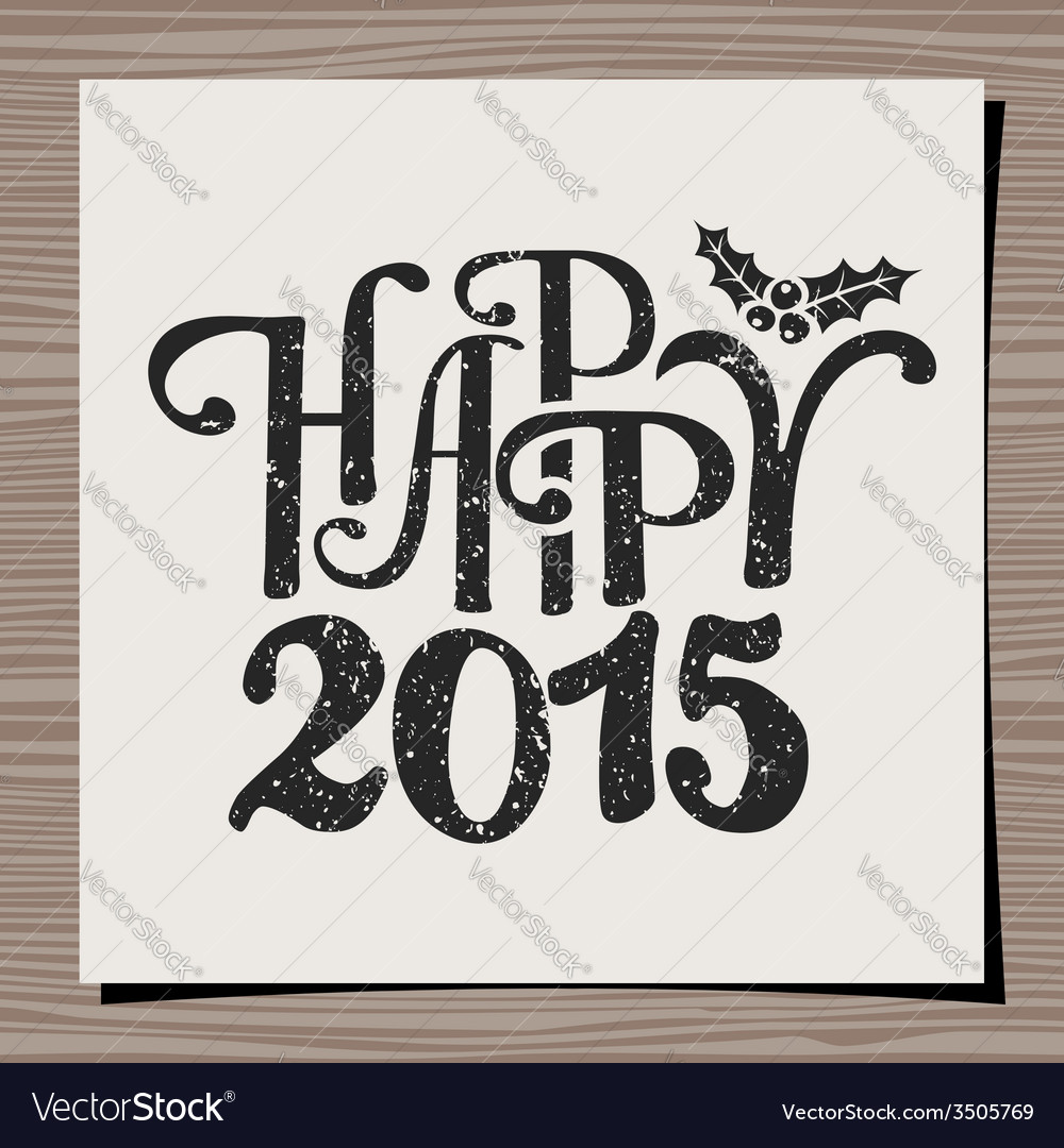 New Year Card Template 2015 happy new year 2015 greeting card template vector image New Year Card Template 2015 happy new year 2015 greeting card template vector image