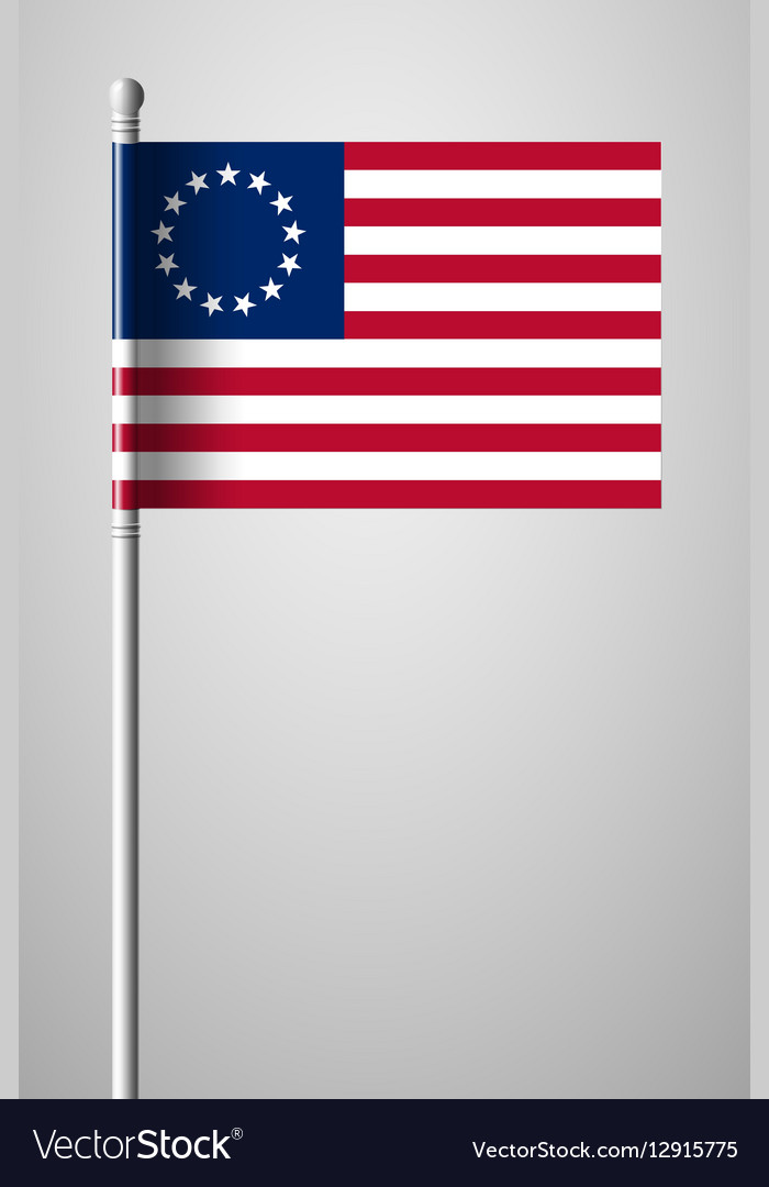 Download American Betsy Ross Flag Royalty Free Vector Image