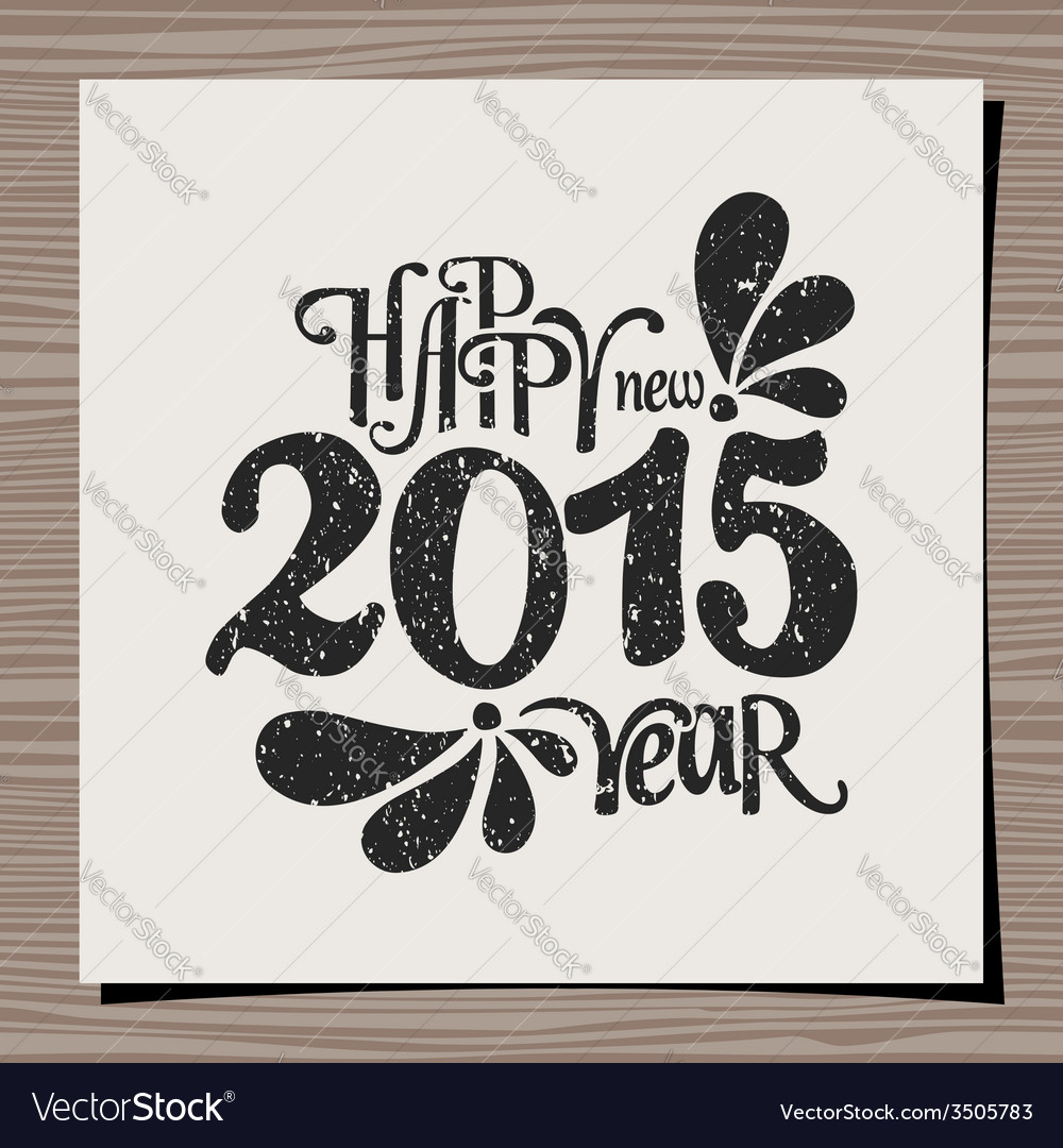 new year 2015 card vector happy new year 2015 greeting card template vector image new year 2015 card vector happy new year 2015 greeting card template vector image