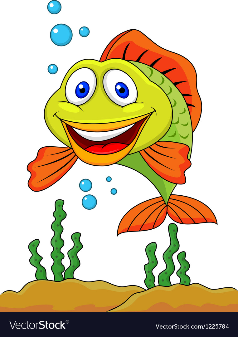 Uncategorized Cute Fish Cartoon cute fish cartoon royalty free vector image vectorstock image