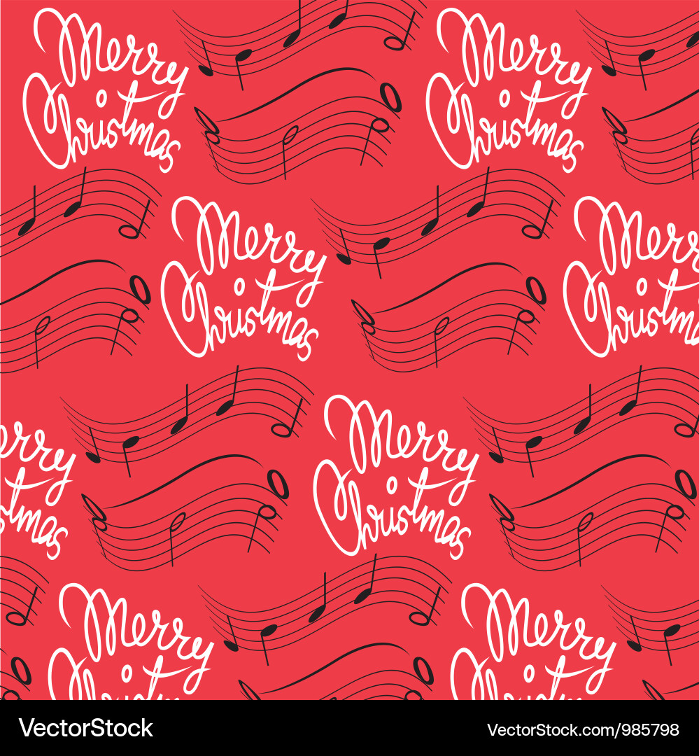 Merry Christmas song background Royalty Free Vector Image