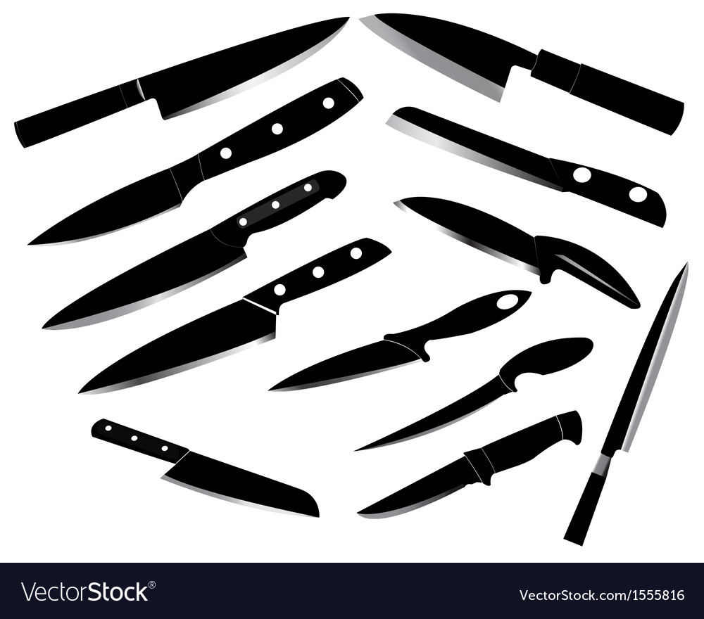 Kitchen Knife Vector kitchen knife set royalty free vector image - vectorstock Kitchen Knife Vector kitchen knife set royalty free vector image - vectorstock