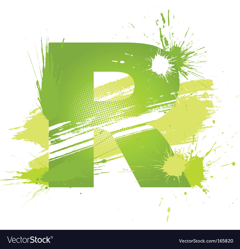 Letter R Background Royalty Free Vector Image VectorStock