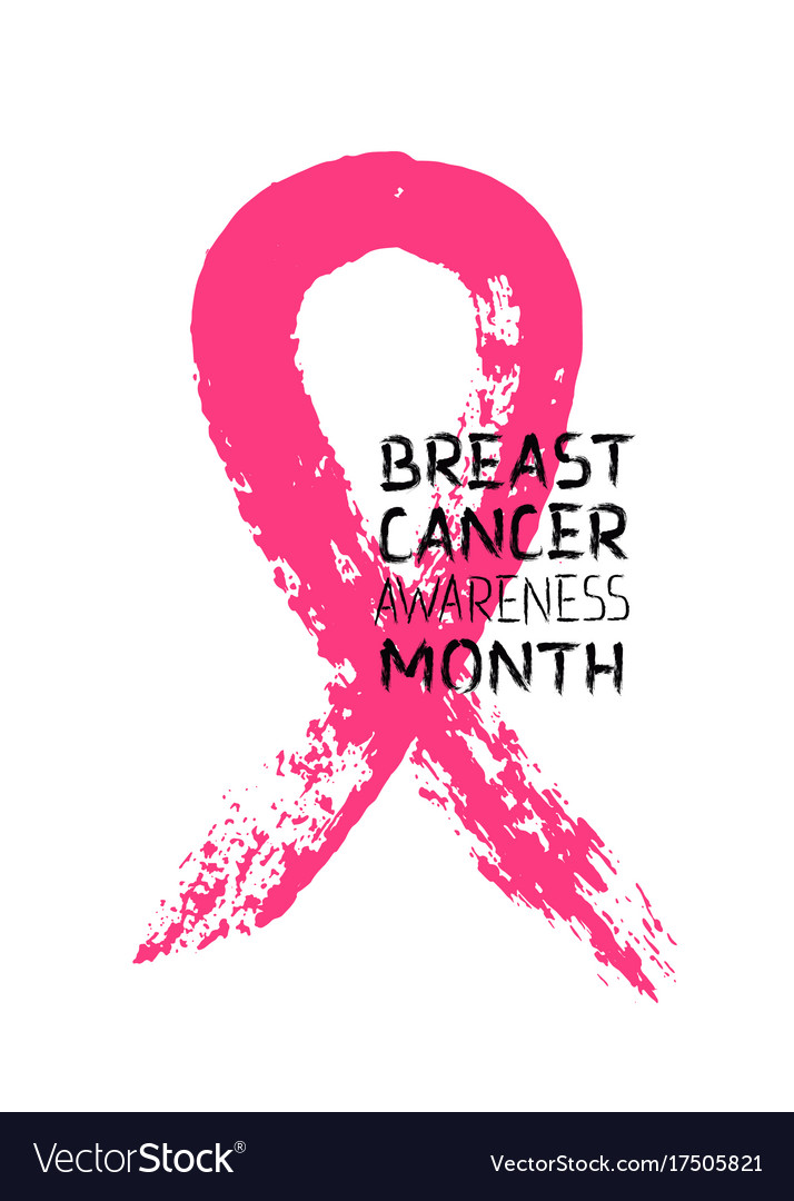 breast cancer awareness month ribbon