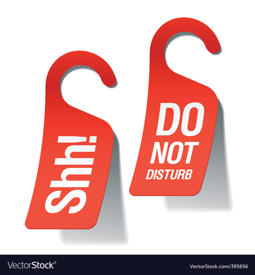 do not disturb sign templates