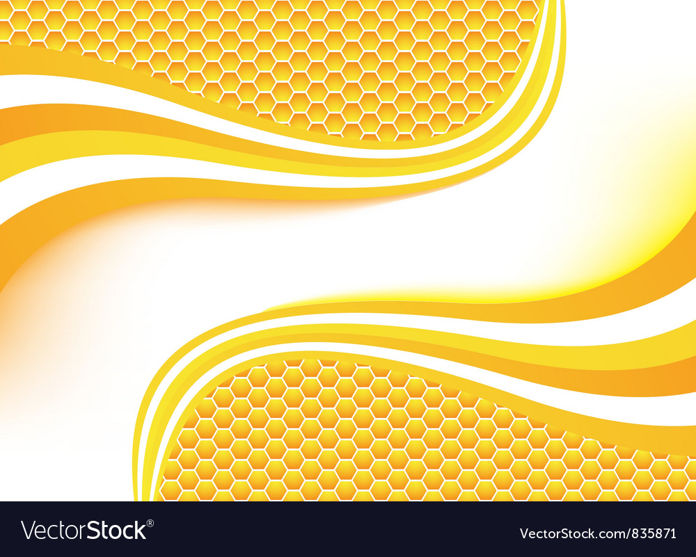Honey background Royalty Free Vector Image - VectorStock