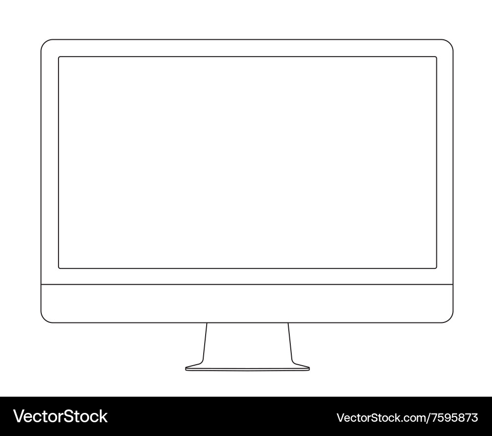 Как нарисовать монитор карандашом